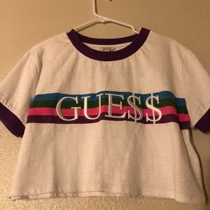 Guess x A$AP Rocky crop top